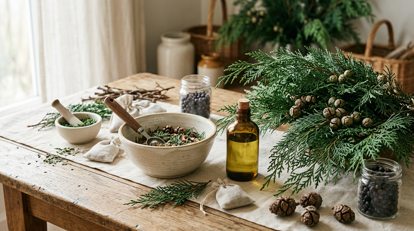 DIY Cypress Sea Salt Bath Soak for After a Day Outdoors
